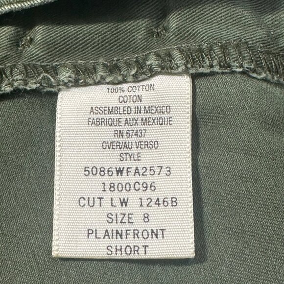 Vintage Polo Jeans Co. Ralph Lauren Green Cotton Womens SZ 8 Button Fly Shorts - Picture 5 of 10